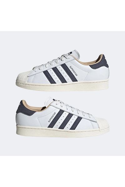 adidas White Superstar Men's Sneakers