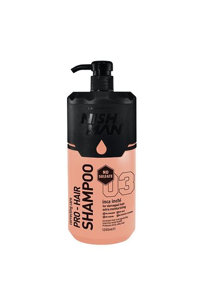 NISHMAN 1250 Ml Sulfate-Free Thin Shampoo