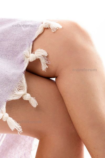 Formeya Bavlnený peshtemal pončo župan pre dospelých plážový uterák Lilac