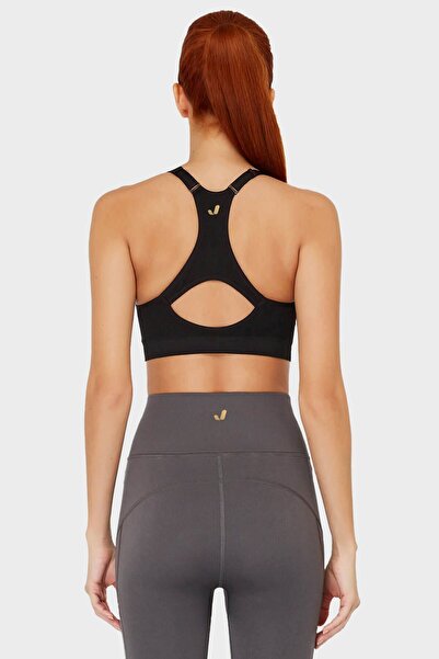 Jerf Utica Yumuşak & Esnek Yapılı Kaplı Spor Sütyeni Siyah