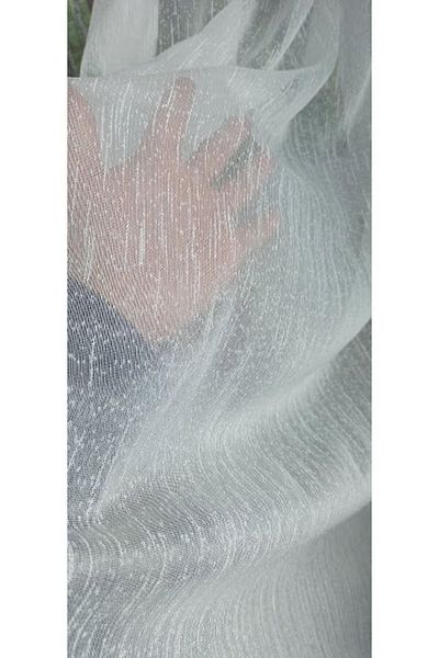 Taç Rüyaper Slub Tulle Curtain 1/3 Tight Pleat