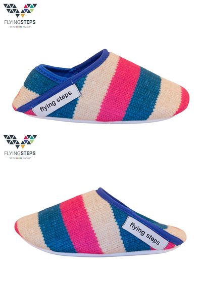 Flyingsteps Babter Copii Printed Anti-Slip Talpa Scoala Cresita Pantofi Papuci Papuci