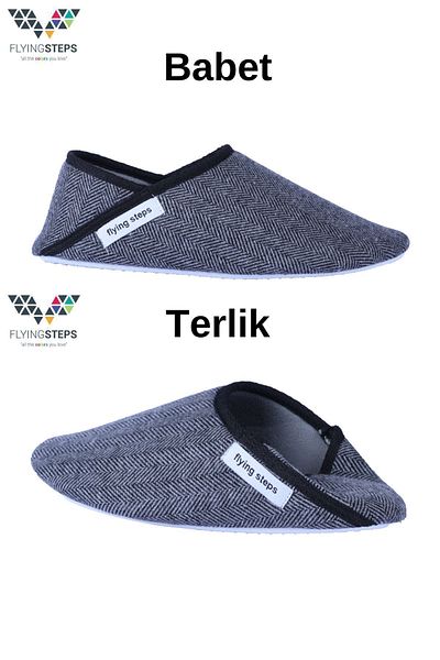 Flyingsteps Ανδρικές παντόφλες εσωτερικής σόλας Bab&ter Αντιολισθητική σόλα Home Shoes Panduf 10011
