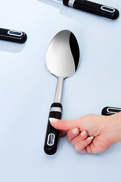 Karaca Mastermaid Black Serving Spoon - 32.2 cm