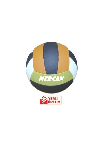 Mercan Voleybol Topu Dikişli Yumuşak Deri % 100 Yerli