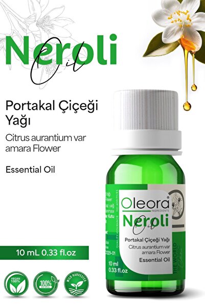 Oleora Portakal Çiçeği Yağı, Saf Seyreltilmemiş, Uçucu Yağ. (neroli Oil )undiluted, Pure 10 ml