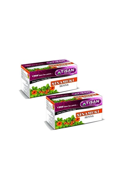 Tisan Senna Herbal Tea 20 Filtered Bags X 2 Pieces