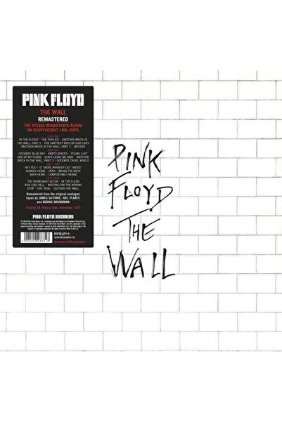 Warner Music Group Pink Floyd – The Wall – 2 × Vinyl, Lp, Album, Reissue, Remastered, Gatefold, 180g - Plak