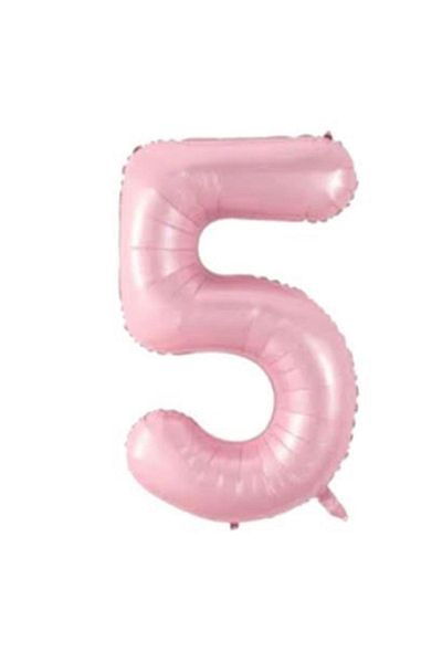 Öztürkpartievi Pink Number Foil Balloon 5