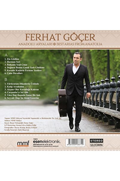 Genel Markalar Ferhat Göçer - Anadolu Aryaları / Best Arias From Anatolia (plak)