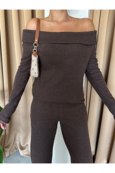 MODAGEN Madonna Collar Thessaloniki Fabric Trousers Set