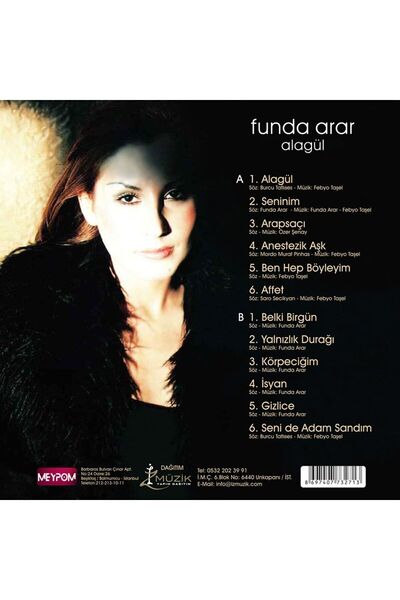 Genel Markalar Funda Arar - Alagül (plak)