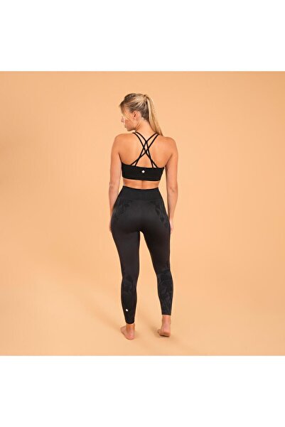 Decathlon Sutien sport Kimjaly (BRA) - Negru - Yoga dinamică