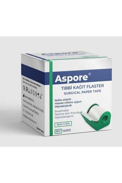 ASPORE 5 cm x 5 m Paper Flaster