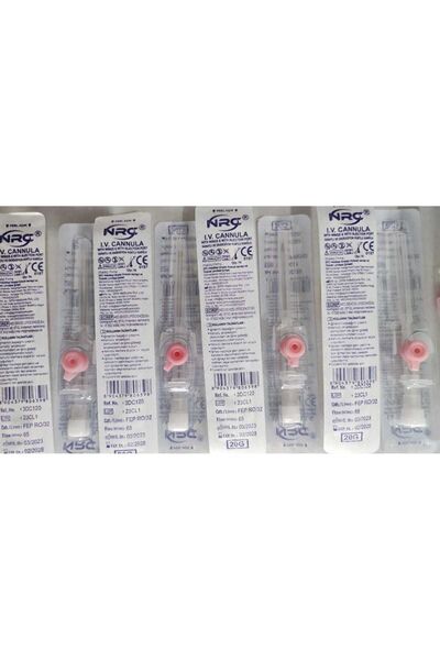 Genel Markalar Piercing Delim Iğnesi Branül Intraket PEMBE 20G - 100 Adet