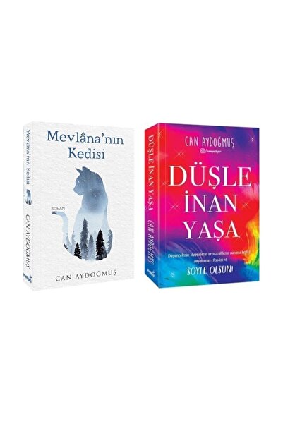 İndigo Kitap Can Aydoğmuş Seti 2 Kitap Takım Düşle,inan,yaşa - Mevlana Nın Ke...