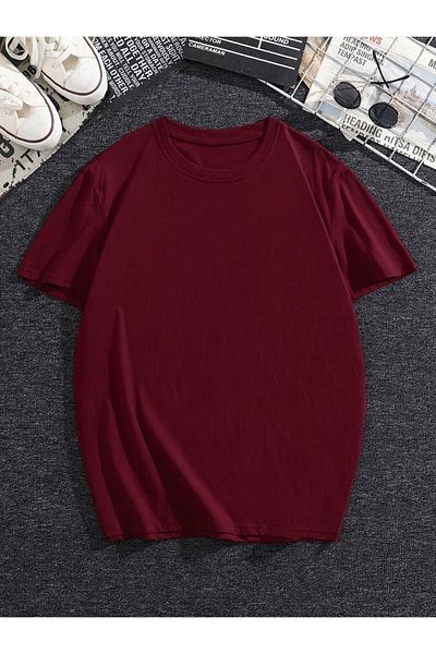 Pasage Μπλουζάκι Oversize Better Late Than Never Printed Plum Color