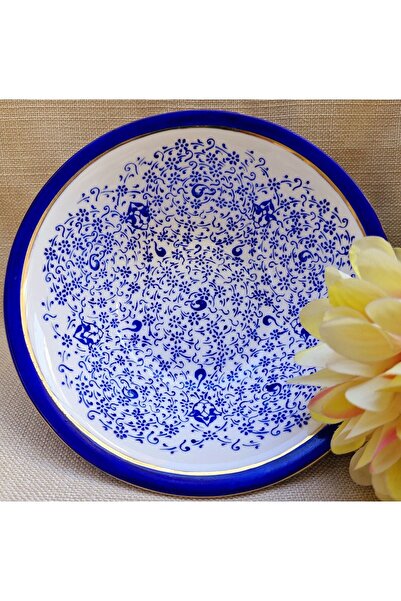 BY.RAYKA PORSELEN El Dekor Vintage Orta Sehpa Sunumluğu