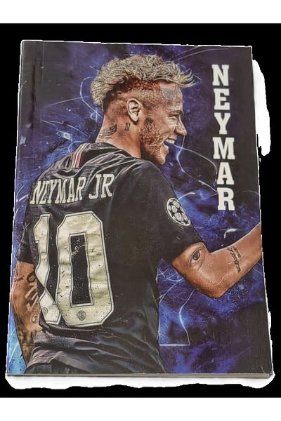 Müjde Yayınevi 13,5X9,5 cm Straight Line School Sports Movie - Ronaldo Football Player Small Notepad 32 Sheets