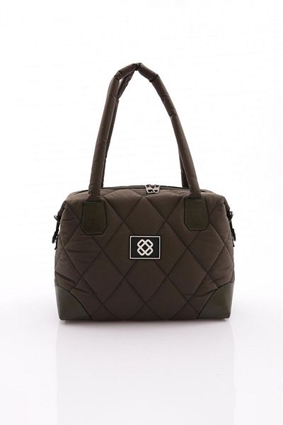 DGN Khaki Women's Bag - Zippered, Model 11282334335102