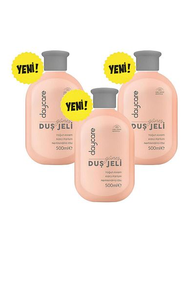 Daycare 500 ml X 3 Pieces Sun Moisturizing Gel - Intense Consistency Shower
