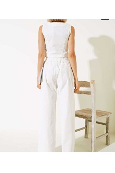 More Linen Vest with Pants Suit