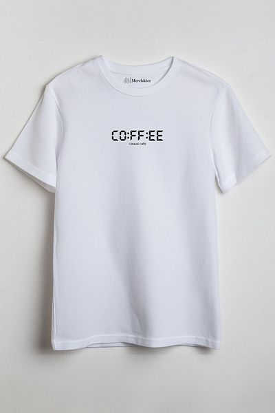 SM Satranç Medya Μπλουζάκι Unisex Coffee Clock Printed T-Shirt - Casual Cafe Design