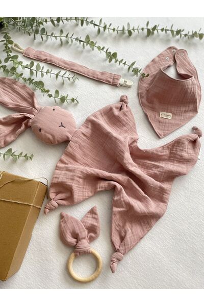 MASALBABY Muslin Baby Sleeping Companion Set / 100% Cotton Set of Four / Newb...