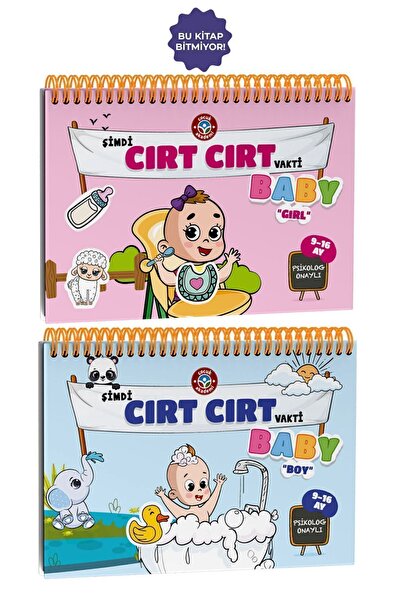 Çocuk Akademi Şimdi Cırt Cırt Vakti 9-16 Ay Baby Girl ve ŞİMDİ CIRT CIRT VAKT...