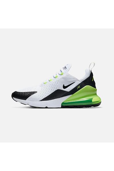 Nike Air Max 270 - White and Black Volt DC0957 100 Model Sneaker