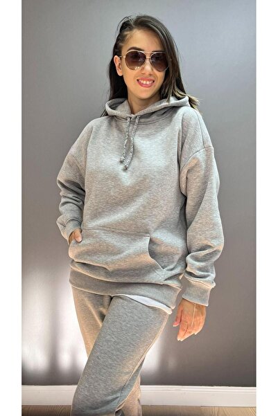 KLC MODA ERKEK UNİSEX KAPÜŞONLU SWEAT