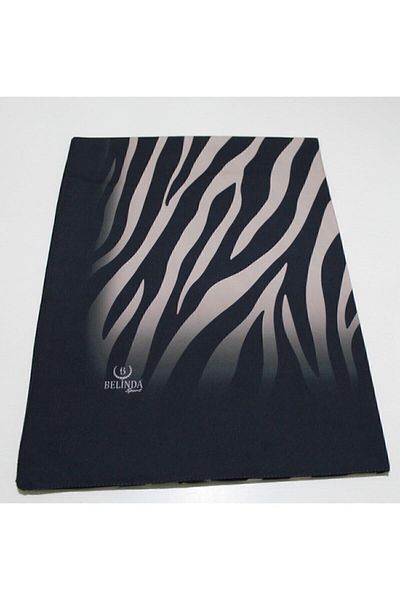 S&k Collection Zebre Pattern Linen Cotton Shawl Scarf