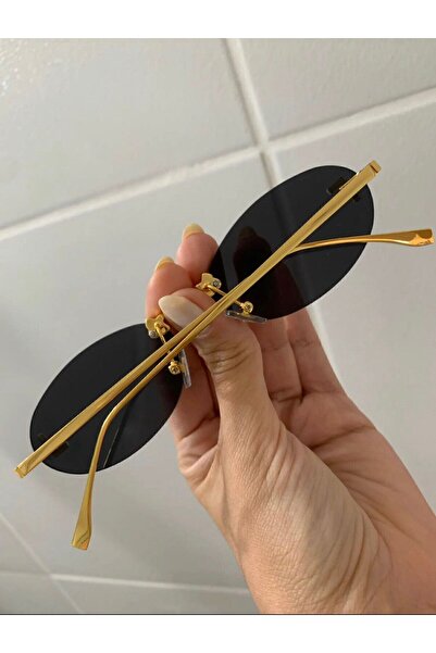 Elia FF Jewelled Oval Design Sunglasses