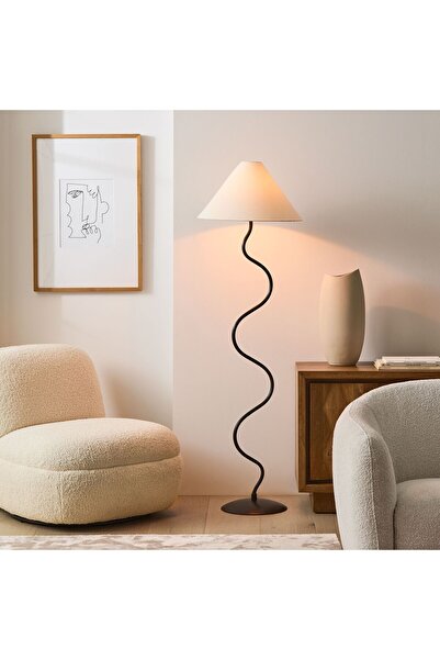VİSENTE HOME Zikzak Lambader Zigzag Floor Lamp