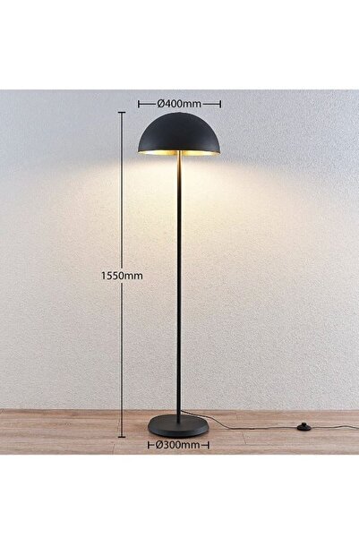 KARACA DESİGN Siyah Mantar Lambader