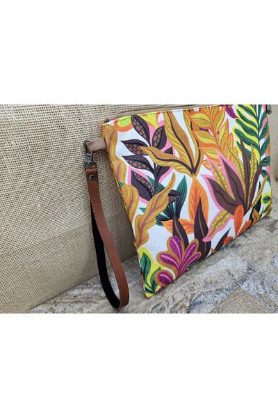OBİDEV Colorful Leaves Portfolio Bag
