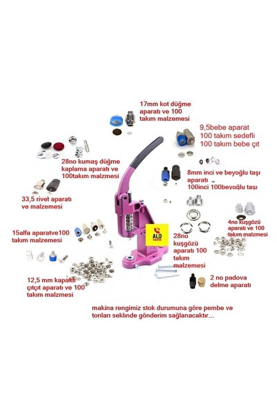 ALOTUHAFİYE TULUMBA PRES TAM SET