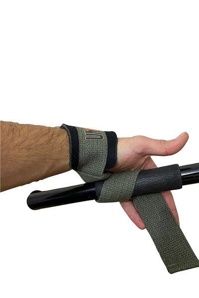 DSport Khaki Weight Lifting Strap Universal Weight Strap Wrist Strap
