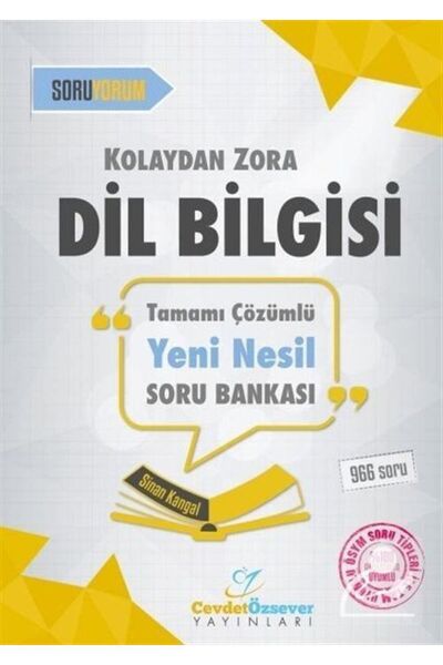 Cevdet Özsever Yayınları Inları Kolaydan Zora Dil Bilgisi