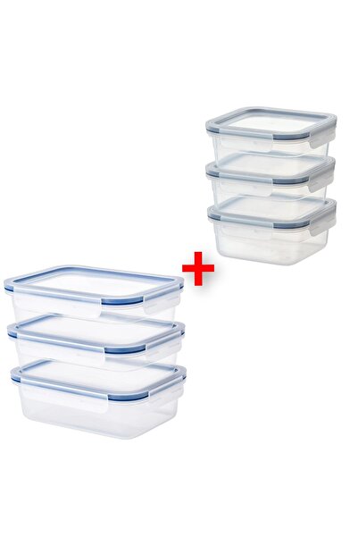 IKEA 6 Adet Plastik Saklama Kabı Kapaklı 6'lı Set Sızdırmaz Kapaklı (3 ADET 7...