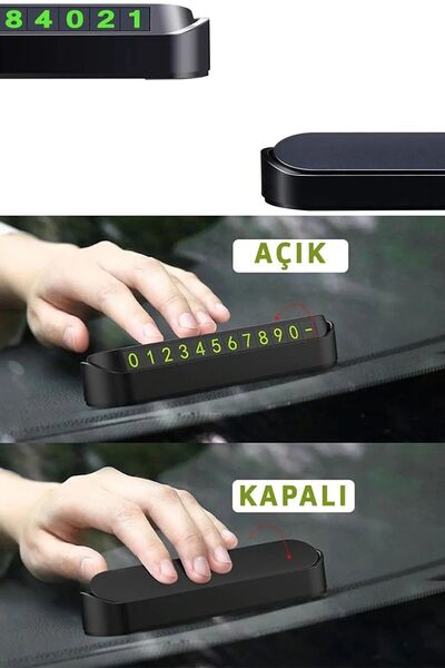 CNGZSHOP Araç İçi Fosforlu Numaratör Toyota Corolla Auris Avensis Corona Yari...