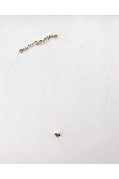 otto bijuteri Altın Kaplama Hayalet Kalp Aşk Kolyesi