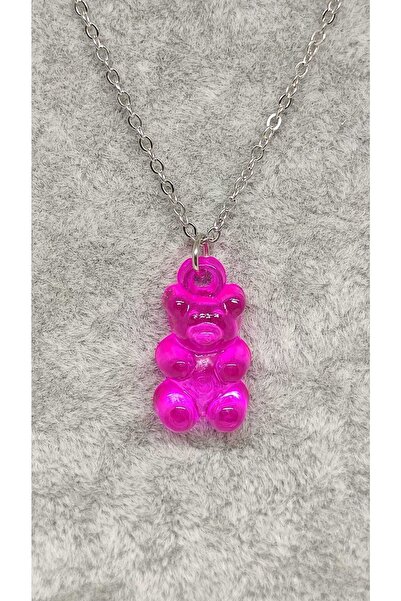 TUNA TAKI & AKSESUAR Jelibon Ayıcık Kolye Model 14 Çocuk Kolye