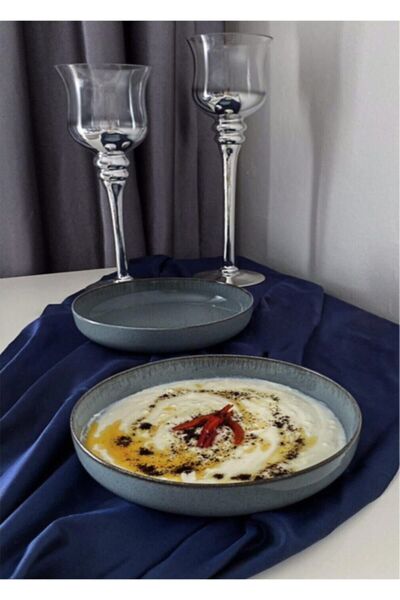 HNZConcept Kütahya Porselen 2'li Çukur Tabak