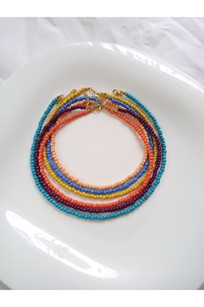 Göknursu jewelry قلادات من الخرز الرملي الملون