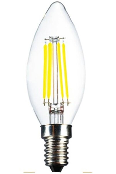 Vegamax Rustik Ampul Mum 6 Watt Led Filamanlı Sarı Işık