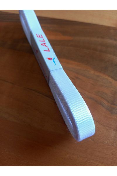 yörük tuhafiye 10 Meters White Grosgrain Ribbon - 1 cm One Ball