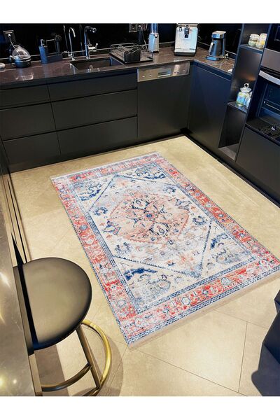Rugs Modern Halı مجموعة ليلى سجادة ديكور حديثة ذات مظهر عتيق منسوج بألوان الب...