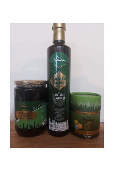 Şenay şenay kozalak pekmezi kozalak şurubu kozalak macunu 3 lü set