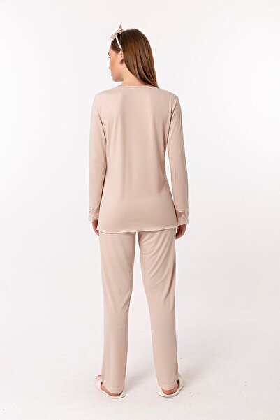 ByLohusa Σετ πιτζάμες εγκυμοσύνης Effortt Brown